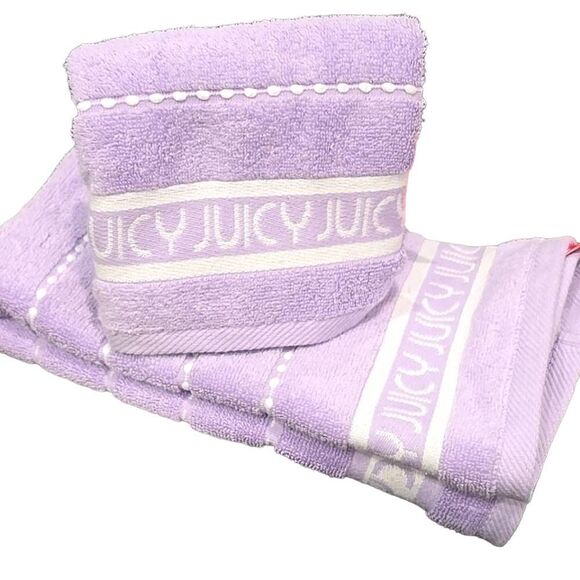 Juicy Couture JUICY Logo Etched Hand Towels - Picture 9 of 9